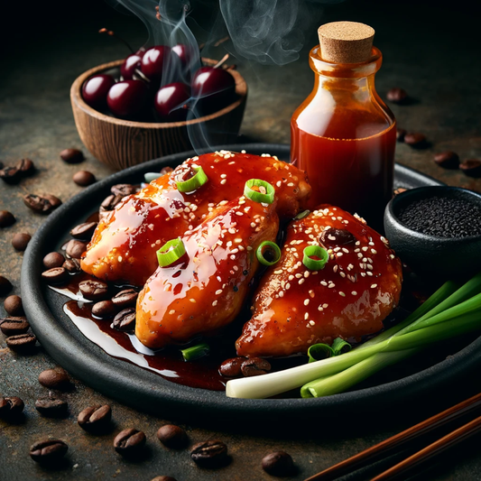 Spicy Honey Glazed Chicken with Wide Awake