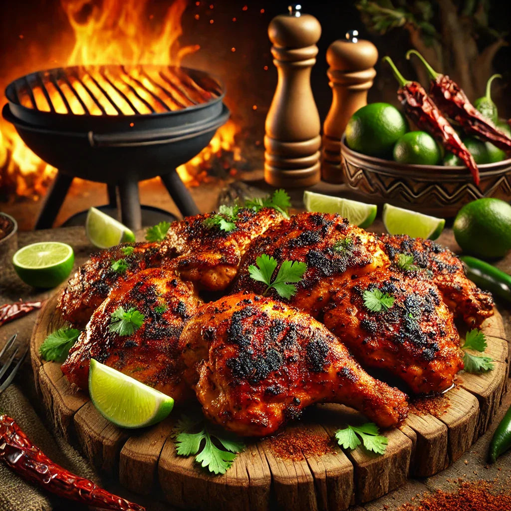 Aztec Gold Fire-Grilled Chicken Thighs