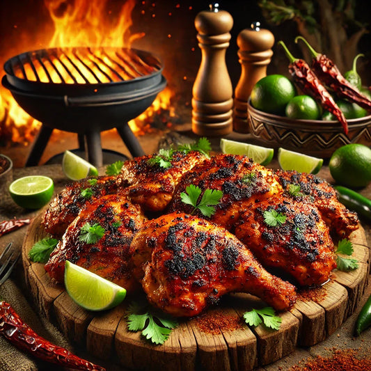 Aztec Gold Fire-Grilled Chicken Thighs