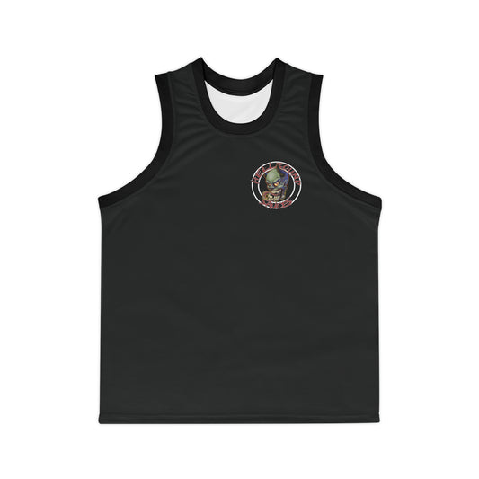 HellBound Sauces Basketball Jersey — Branded AOP Athletic Jersey