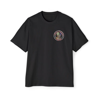 HellBound Oversized Logo Tee — Men's Heavy Cotton Graphic Shirt