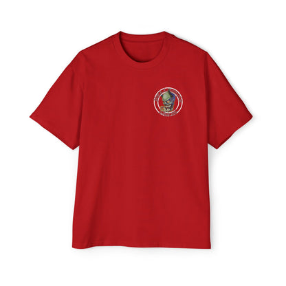 HellBound Oversized Logo Tee — Men's Heavy Cotton Graphic Shirt