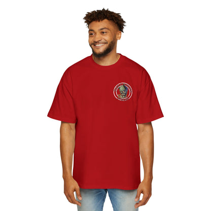 HellBound Oversized Logo Tee — Men's Heavy Cotton Graphic Shirt