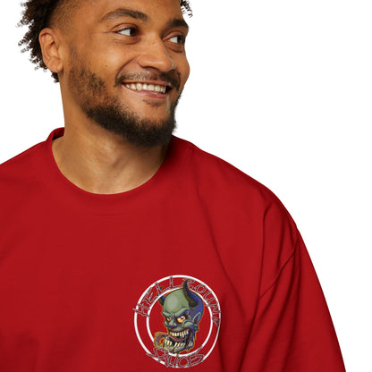 HellBound Oversized Logo Tee — Men's Heavy Cotton Graphic Shirt