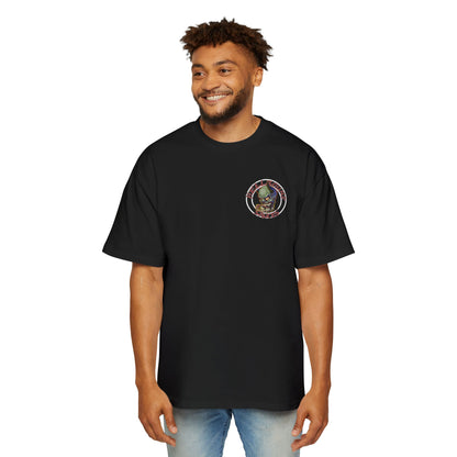 HellBound Oversized Logo Tee — Men's Heavy Cotton Graphic Shirt
